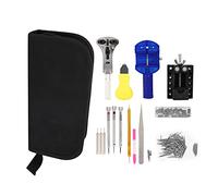 144 pièces Kit de réparation de montre couvercle de montre professionnel ouvre-boîtier arrière, outil de réparation portable de broche de lien de bande de montre avec sac de transport