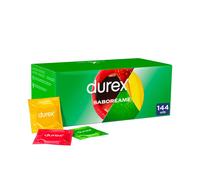 144 Préservatifs Durex : Sensitifs, Naturel, Plaisir Fruits, XL - Lot de Capote
