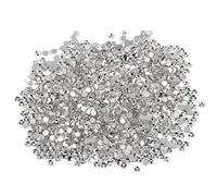 1440 Pcs Verre Diamantes Gemmes Blanc Couleur Cristal Verre Nail Art Téléphone Cas pour DIY Nail Art Artisanat Décorations Vêtements Chaussures(SS3(1.3-1.5mm))