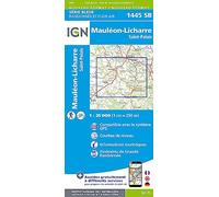Carte de randonnée IGN Série Bleue n° 1445 SB - Mauléon Licharre, St-Palais (Pyrénées)