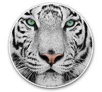 #14490 Lot de 2 Autocollants Sticker Ordinateur Portable, Sticker Ordinateur en Vinyle pour Tablettes, Bagages, Scrapbooking, Réfrigérateurs, 10 cm