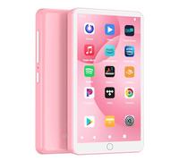 144GB MP3 Players with Bluetooth WiFi, 2000mAh MP4 Players with 4 Pouces Touchscreen and Speaker, Android 13 OS MP3 Music Players with Spotify, Audible, Play Store (Pink)