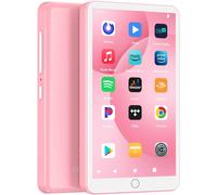 144Gb Mp3 Players With Bluetooth Wifi, 2000Mah Mp4 Players With 4 Pouces Touchscreen And Speaker, Android 13 Os Mp3 Music Players With Spotify, Audible, Play Store (Pink)