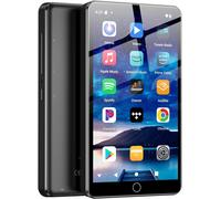 144Gb Mp3 Players With Bluetooth Wifi, 2000Mah Mp4 Players With 4 Pouces Touchscreen And Speaker, Android 13 Os Mp3 Music Players With Spotify, Audible, Play Store (Black)
