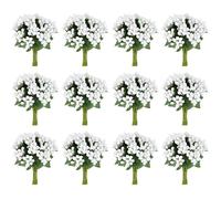 144pcs Fleur Artificielle d’Étamines Pistils Floral Mini Baies Artificielles Bouquet de Fleurs avec Tige en Tissu