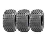 145/70-6 Knobby ATV Tyres Quad Trailer, 50cc 90cc 110cc, 75kgs Wanda (Set of 3)