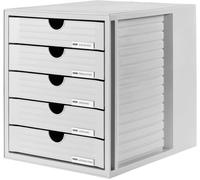 1450-11 Module De Rangement 5 Tiroirs Fermés Pour C4,Ps 275 X 320 X 330 Mm (Gris Clair) (Import Allemagne)