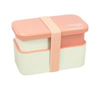 1450ml Food Storage Bowl - Lunch Containers | Food Storage Organizer, Leakproof Lunch Boxes, Box with Removable 2-Tiersalad Utensil Set and Sealing Strap - for Snack Work College School Picnic