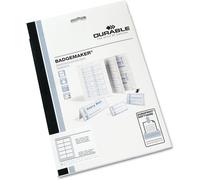 145602 Badgemaker Insertions 60 X 90 Mm Sur Planche A4 Imprimable 8 Insertions Par Planche Pefc Boîte De 20 Planches/160 Insertions