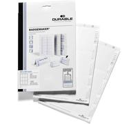 145602 Badgemaker Insertions 60 X 90 Mm Sur Planche A4 Imprimable 8 Insertions Par Planche Pefc Boîte De 20 Planches/160 Insertions