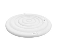 145cm Couvercle Spa, Couvercle De Bain À Remous Gonflable, Isolation Thermique Pliable pour Spa, Couvercle De Bain À Remous Rond pour Centre Spa, Auberge, Salle De Bain