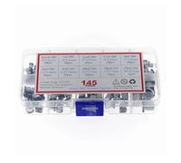 145Pcs 10 Values SMD 0.47 to 470uF 16V 25V 35V 50V Electrolytic Capacitor Assortment Kit For Electronic DIY NWPNLXEA