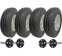 145R10 Kit de remorque double essieu haute vitesse Roues légales ALKO Moyeu & Essieux de souche