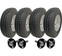 145R10 Twin Axle Trailer Kit High Speed Road Legal Wanda Wheels Hub & Stub Axles