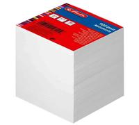 Herlitz Bloc-notes, encollé avec couverture, 1 article sous film, 900 feuilles, 9 x 9 cm, blanc 900 Blatt weiß