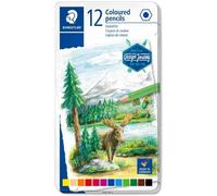 [146C M12] STAEDTLER Crayon couleur Design Journey, étui métal de 12