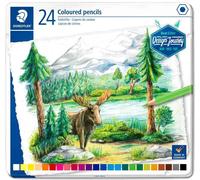 [146C M24] STAEDTLER Crayon couleur Design Journey, étui métal de 24