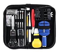 147 PCS Professional Watch Kit d'outils de réparation, Watch Back Case Holder ouvre Pin Link Remover Spring Bar Repair Kit d'outils avec étui de transport