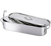 14700024 Poissonnière En Acier Inoxydable 50 Cm, Argenté