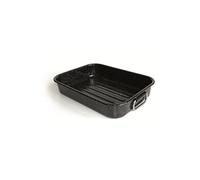 BEKA Plat à four Kitchen Roc 14721364 – acier émaillé noir moucheté – 36 cm