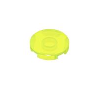 14769 Plaque Circulaire Tuile Ronde 2x2 avec Support de Stud Inférieur 50 Pièces GDS-611 Compatible avec Lego Briques de Construction Couleur:Verde Neon trasparente 49