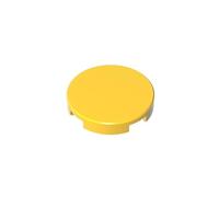 14769 Plaque Circulaire Tuile Ronde 2x2 avec Support de Stud Inférieur 50 Pièces GDS-611 Compatible avec Lego Briques de Construction Couleur:Giallo 24