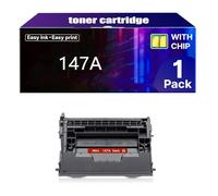 147A Cartouche de Toner avec Puce de Remplacement pour HP 147A W1470A Compatible avec Les pour HP Laserjet Enterprise M610 M611 M612 M634 M635 M636 7PS85A Imprimantes ,Black-1 Pack