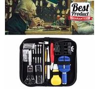 Outil électroportatif multifonction GENERIQUE 147Pcs Repair Tool Kit montre Ouvre cas lien Spring Bar Remover Horloger outil