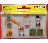 14814 NOCH HO Ensemble De Jeux De Jardin Pour Enfants, Échelle 1:87