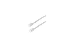 148766 ultra plat câble patch u utp slim cat 6, 5 m blanc