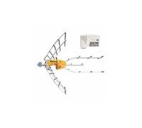 148921 antenne tv rateau terrestre ellipse uhf (c21-48) g 38dbi lte700 + alimentation 12v