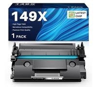 149X Toner avec puce compatible avec HP 149X W1490X 149A W1490A pour HP Laserjet Pro MFP 4102FDW 4102FDN 4102DW Laserjet Pro 4002DW 4002DN (W1490X noir, 1 paquet)