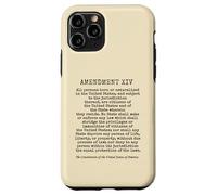14e amendement Constitution américaine Droit de Naissance Coque pour iPhone 11 Pro