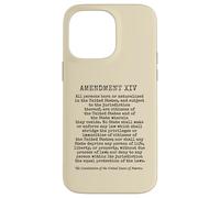 14e amendement Constitution américaine Droit de Naissance Coque pour iPhone 14 Pro Max