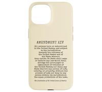 14e amendement Constitution américaine Droit de Naissance Coque pour iPhone 15