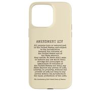 14e amendement Constitution américaine Droit de Naissance Coque pour iPhone 15 Pro Max