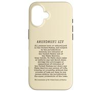 14e amendement Constitution américaine Droit de Naissance Coque pour iPhone 16