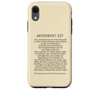 14e amendement Constitution américaine Droit de Naissance Coque pour iPhone XR
