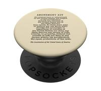 14e amendement Constitution américaine Droit de Naissance PopSockets PopGrip Adhésif