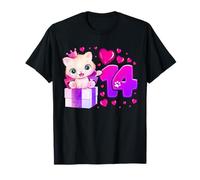 14e anniversaire, Fille de 14 ans, Chat, Numéro 14 T-Shirt