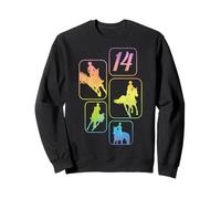 14ème Anniversaire cavalière Amateur de Chevaux Fille de 14 Ans Sweatshirt