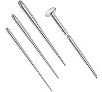 14g/16g/18g ASTM F136 Titane Piercing Éclisse d'insertion pour filetage interne Tragus/Hélix/Lèvre/Nez/Hélix/Bijoux perçants - Épingles à cartilage pour boucles d'oreilles Labret, pions de nez, outil