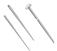 14g/16g/18g ASTM F136 Titane Piercing Éclisse pour filetage interne Tragus/Helix/Lèvre/Nez/Helix/Bijoux Piercing Knorpel Boucles d'oreilles Labret Nose Studs Étirement Assistant Outil, Métal