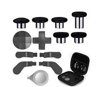 14IN1 Metal Alloy Thumbsticks Trigger D-Pads Button Set for Xbox One Elite Series 2 (Model 1797) Controller - Black