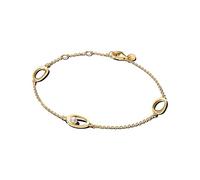 14k Gold-Plated Bracelet with White Treated Freshwater Cultured Pearl