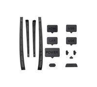 14PCS Bouchons anti-poussière compatibles pour PS5 Slim, Kit de protection anti-poussière pour console de jeu - Filtre anti-poussière pour manette de jeu - Kit d'arrêt de filet - Accessoires