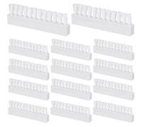 14pcs Brosse de Piscine, Brosses de Remplacement de Tête d'Aspirateur de Piscine 8x2,5cm Blanc Plastique Outils de Nettoyage de Pi
