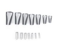 14pcs Buse À Calfeutrer En Acier Inoxydable Mastic Buse Applicateur Outil De Finition pour Cuisine Salle De Bains Réservoirs Porte Fenêtre Évier Joint De Remplissage Finition