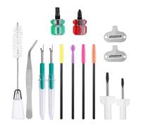 14pcs Kit de Nettoyage pour Machine à Coudre, Outils de Nettoyage pour Machine à Coudre y Compris Pinces Brosses Tournevis Découseurs Outils de Machine à Coudre Polyvalents