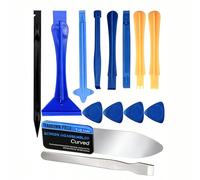 14Pcs Kit d'Outils de Levier-Outils Leviers Métal et Plastique Ultra-Fins, Tournevis Magnétiques, Ventouses et Pincette pour Smartphone, Tablette, Macbook, Kindle et Réparations Électroniques